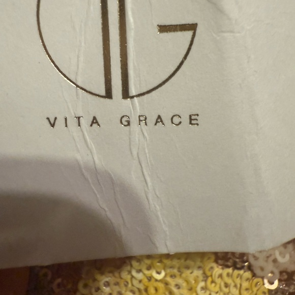 NWT Vita Grace Long Maxi Sequined Women's Floral Maxi Skirt Small - Picture 10 of 11